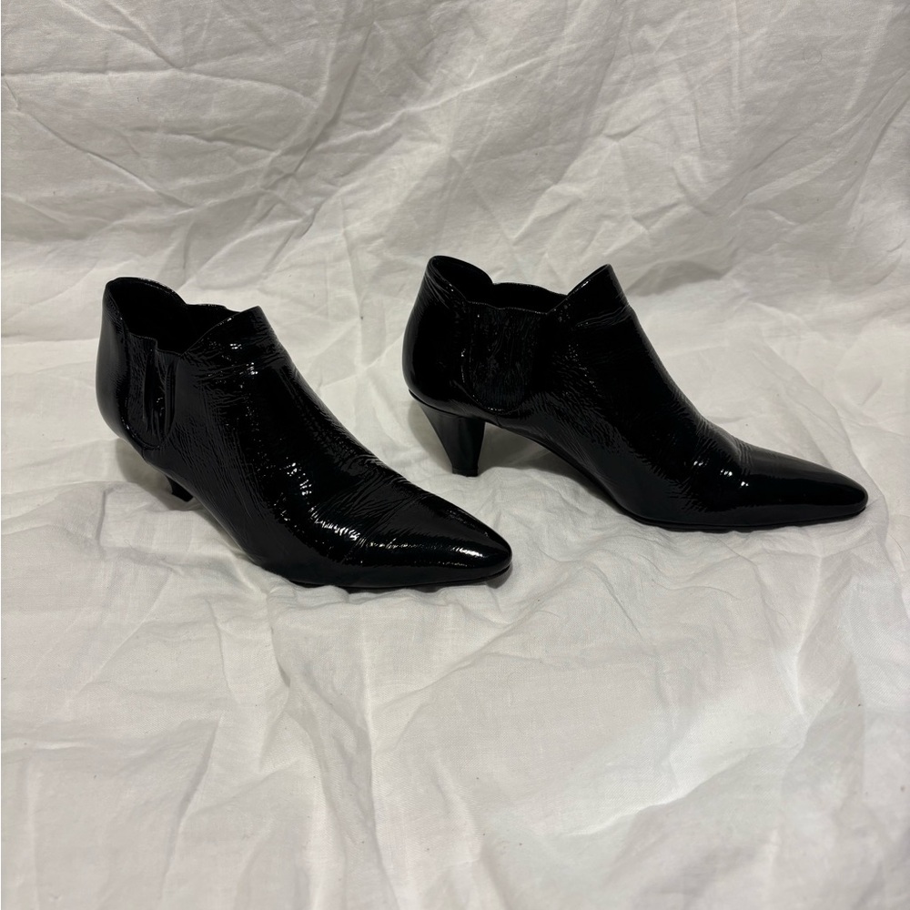 Prada patent leather heeled booties size EU 37 / US 7